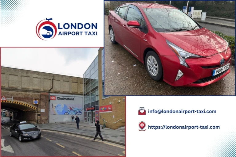 Professional taxi service from Chelmsford to Gatwick Airport