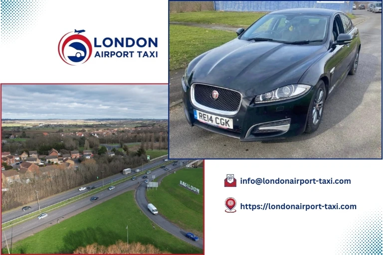 Professional taxi service from Basildon to Gatwick Airport