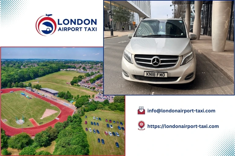 Professional taxi on M1 from Stevenage to Luton Airport