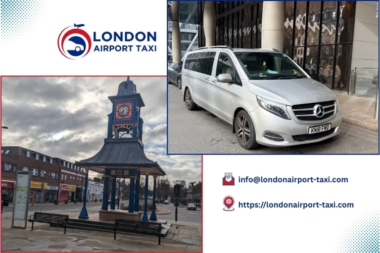 Professional taxi on M1 from Dunstable to Luton Airport