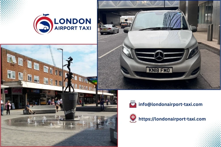 Professional taxi on M1 from Hemel Hempstead to Luton Airport