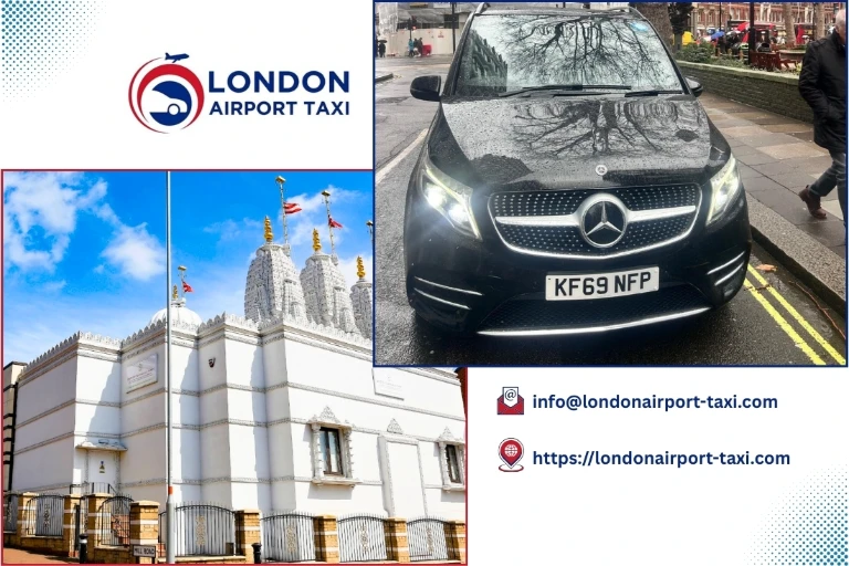 Professional taxi on M1 from Wellingborough to Luton Airport