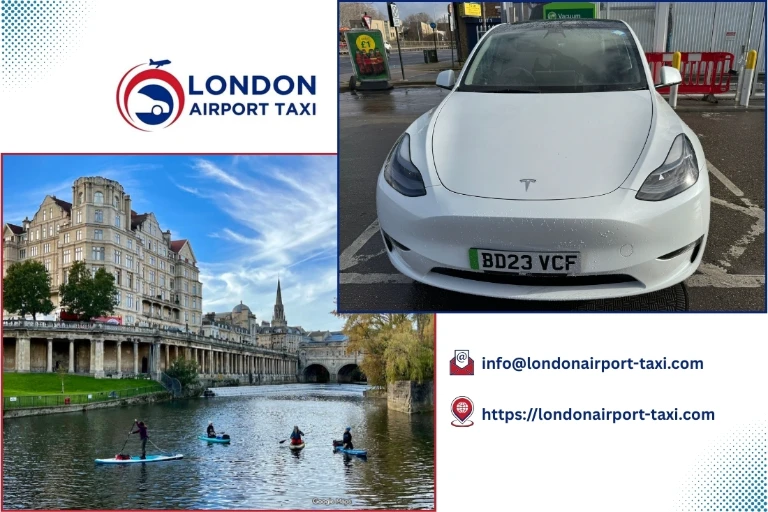 Professional taxi service from Bath to Heathrow Airport