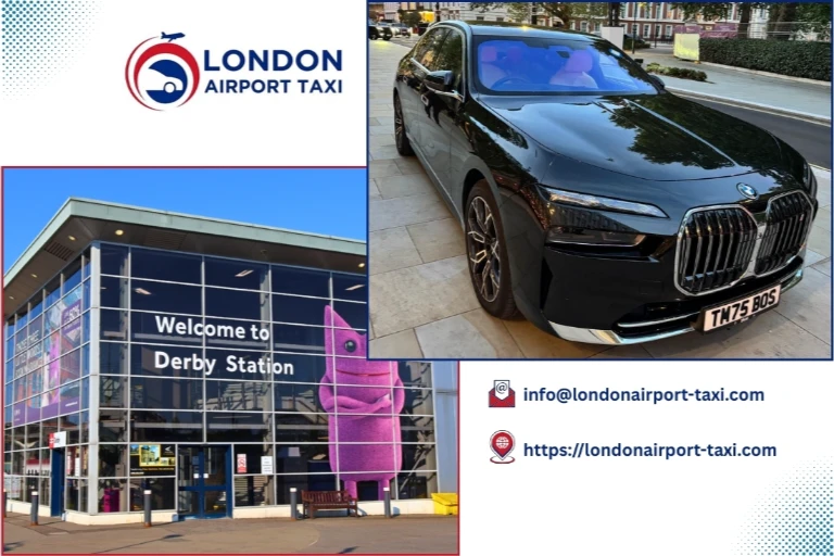 Professional taxi service from Derby to Heathrow Airport