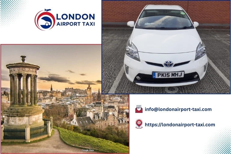 Professional taxi service from Edinburgh to Heathrow Airport