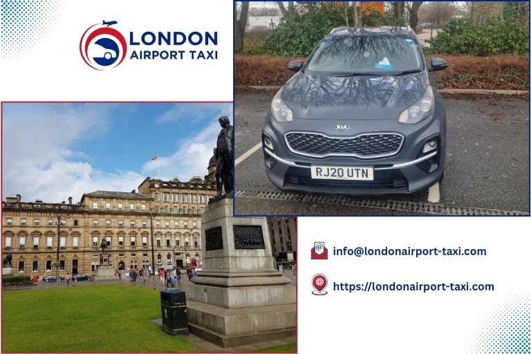 Professional taxi service from Glasgow to Heathrow Airport