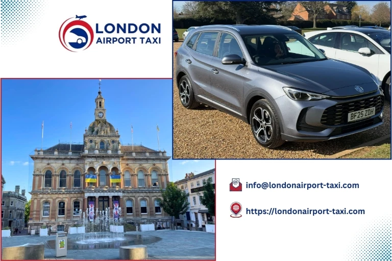 Professional taxi service from Ipswich to Heathrow Airport