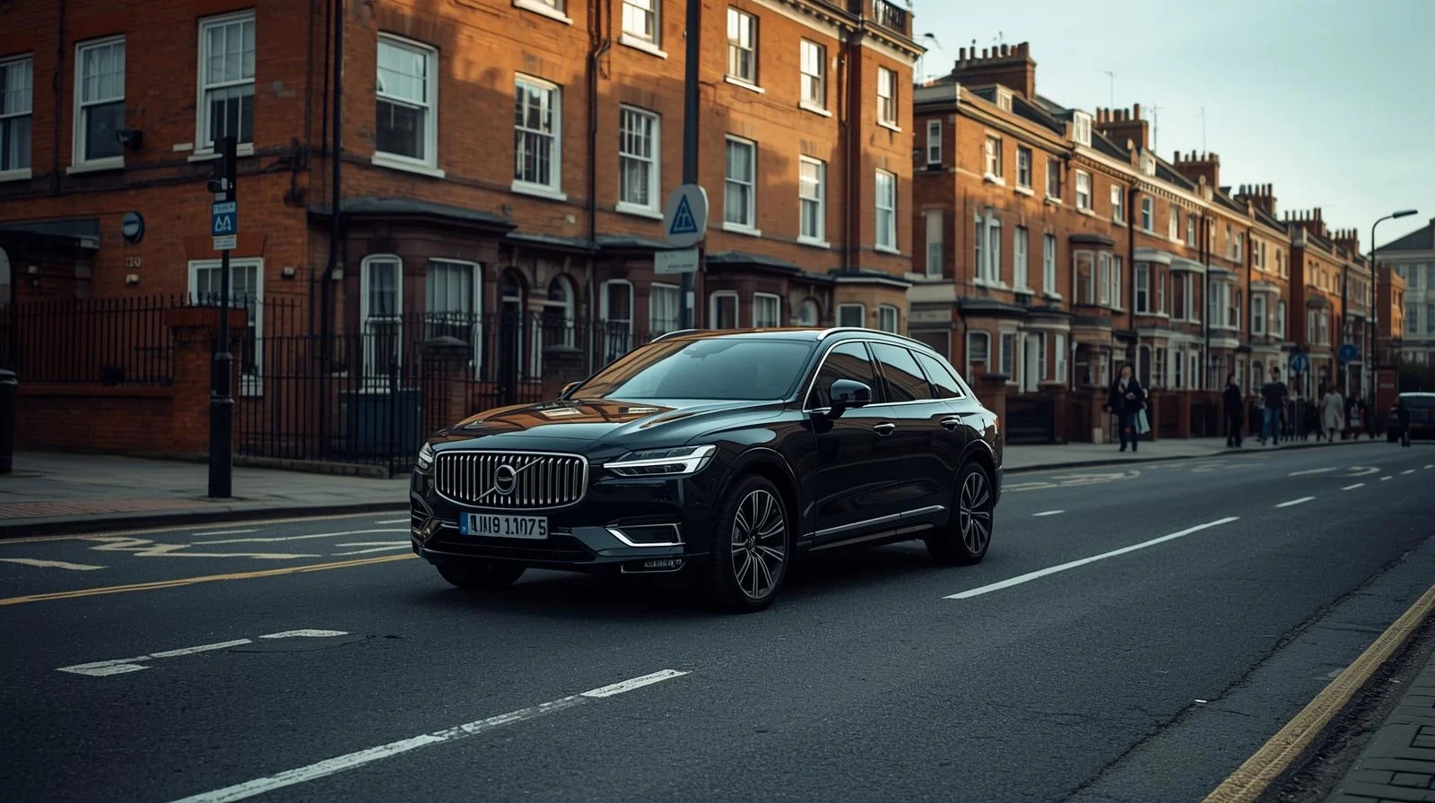 Professional taxi to Stansted Airport arriving at the terminal