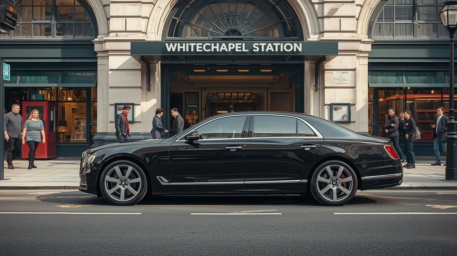 Taxi fleet at Whitechapel Station