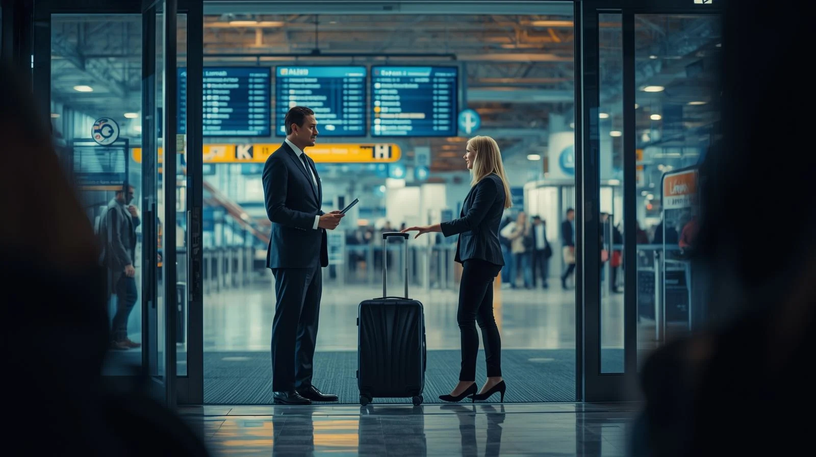 Stansted Airport Taxi driver meet and greet arrivals pickup with name board inside the terminal