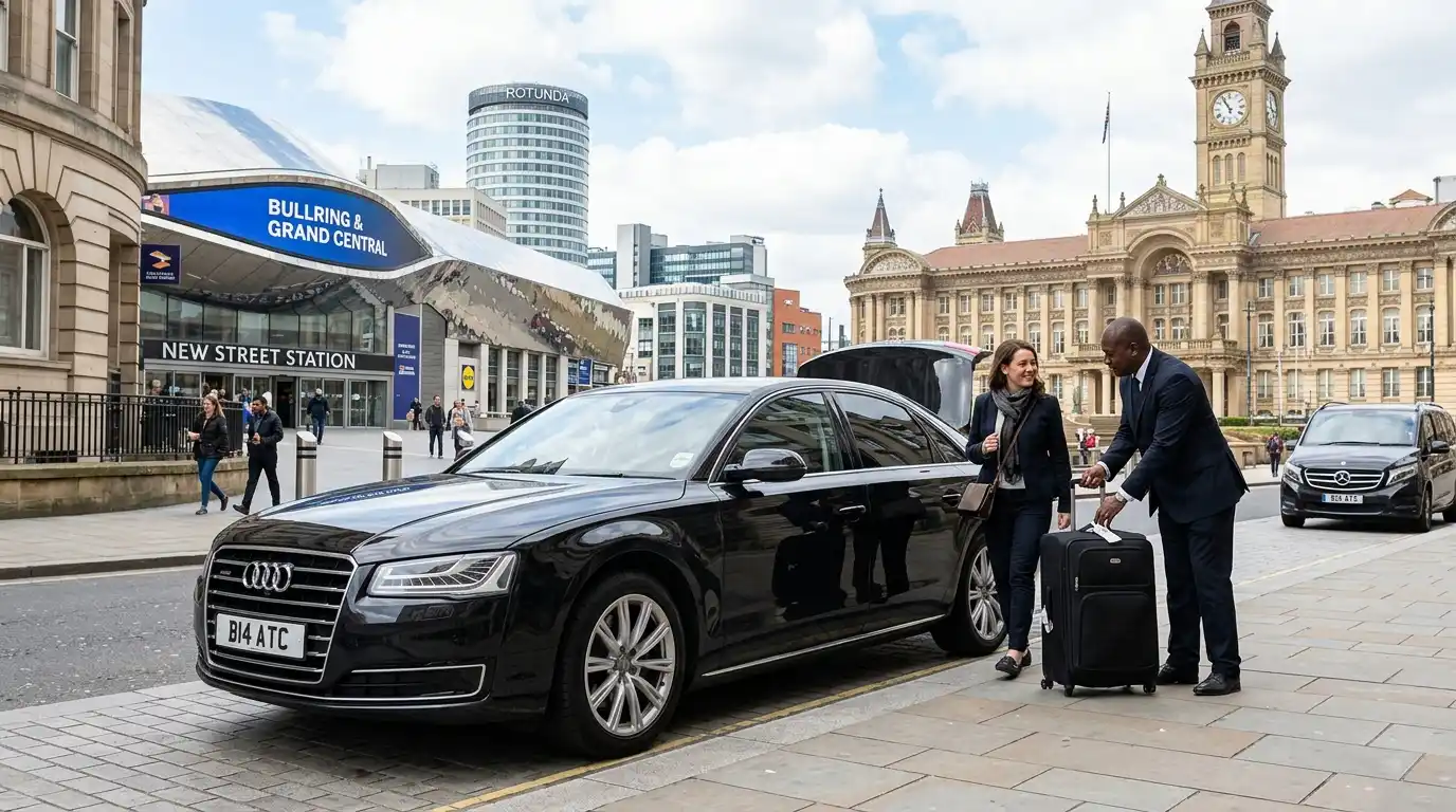 UK motorway M40 long-distance route — Birmingham to London inter-city taxi via M40, Stansted Airport Taxi pre-booked fixed-fare service