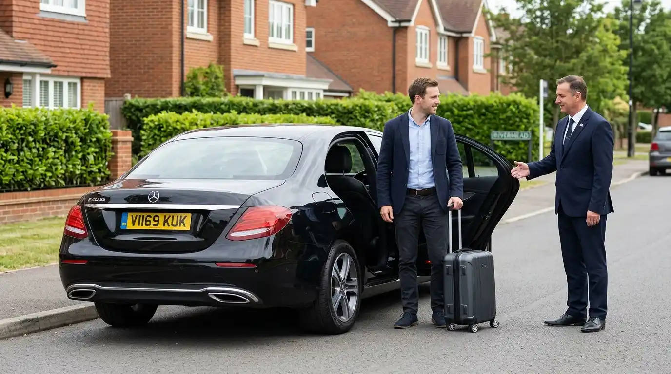 Bishop's Stortford fixed-fare taxi to Stansted Airport — 6 miles, 15 minutes