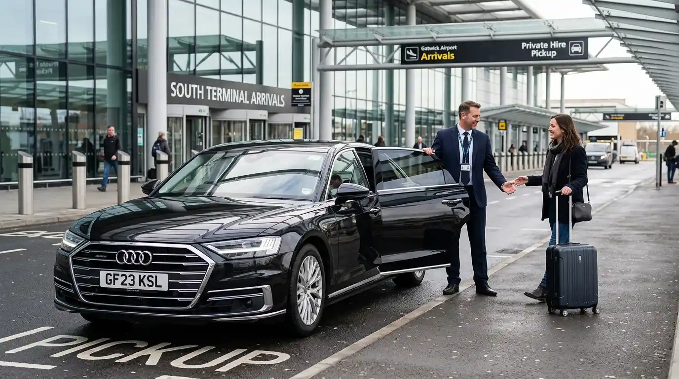 Gatwick Airport Meet & Greet Taxi Service | Fixed Fares, Flight Tracking