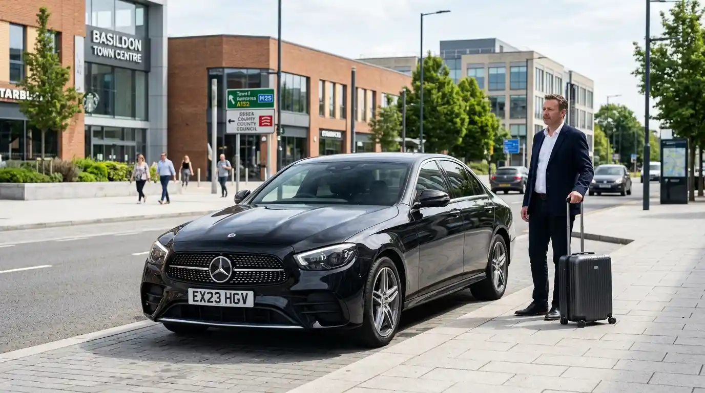 Stansted Airport Taxi fleet — saloon, estate, MPV and executive vehicles for Basildon transfers