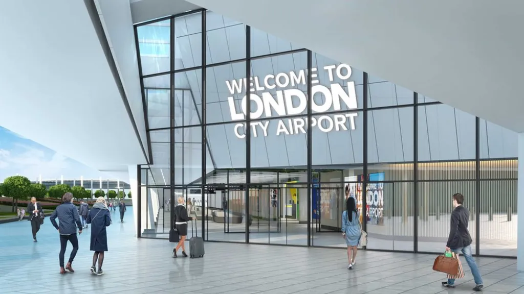 London City Airport terminal transfer