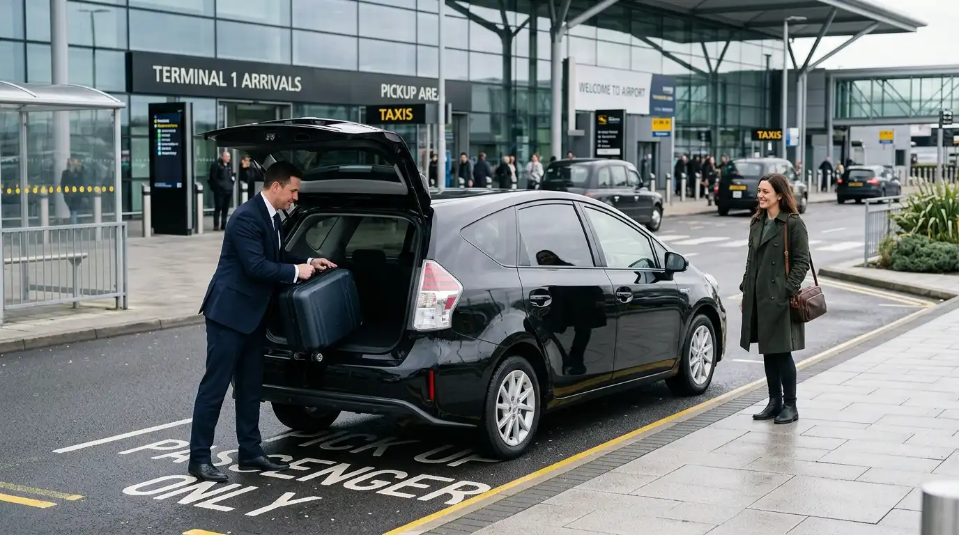 MPV6 six-seater taxi with five bags