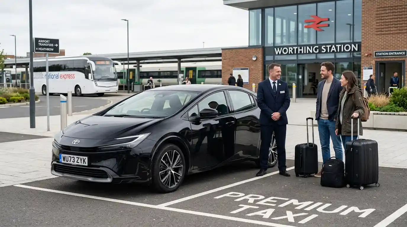 Worthing to Heathrow: Taxi, Coach & Train Compared