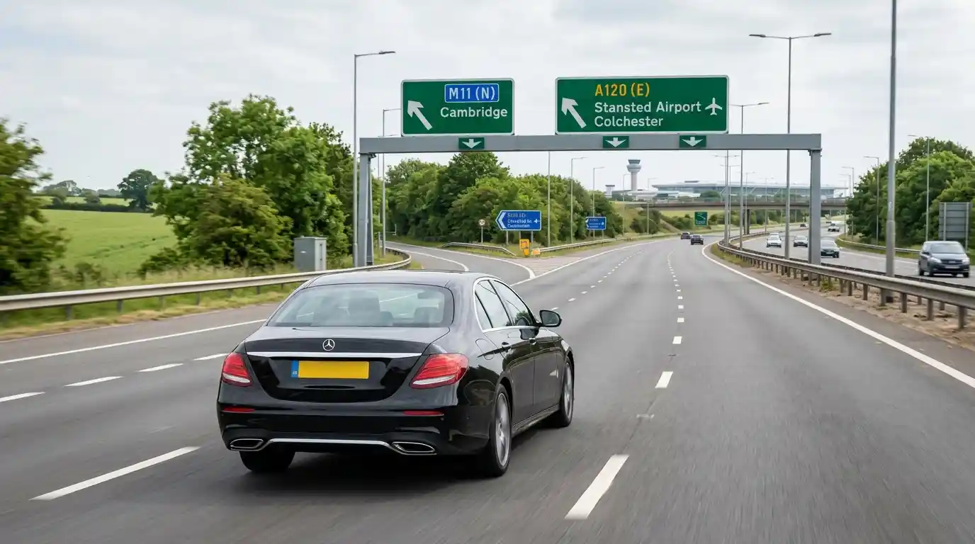 Driving to Stansted: M11 Junctions, A120 and Route Choice