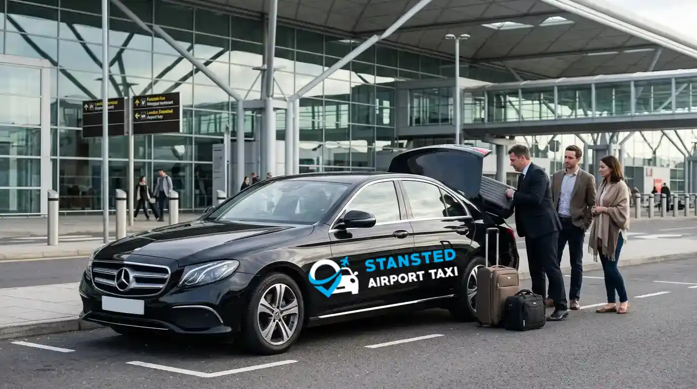 Stansted Airport Taxi fleet of saloon, MPV and executive vehicles for London to Stansted Airport transfers