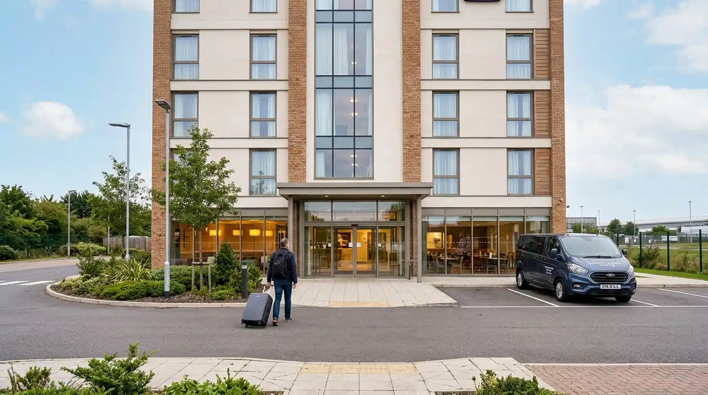 Thyme restaurant at Premier Inn London Stansted Airport, serving breakfast from 5am