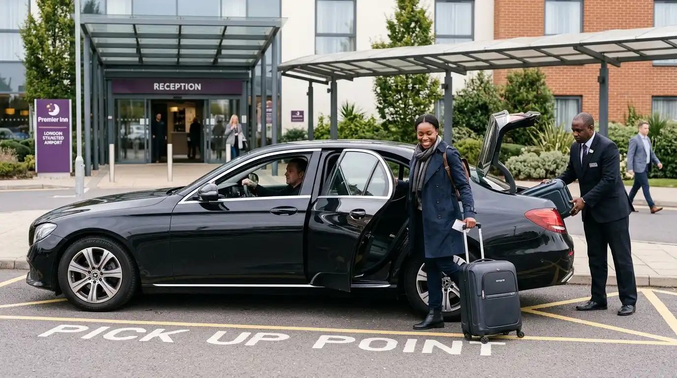 Staying at Premier Inn Stansted: Shuttle, Rooms, Food 