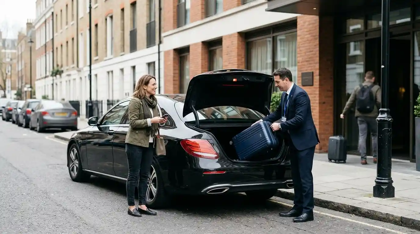 Pre-booked taxi transfer between London and Stansted Airport