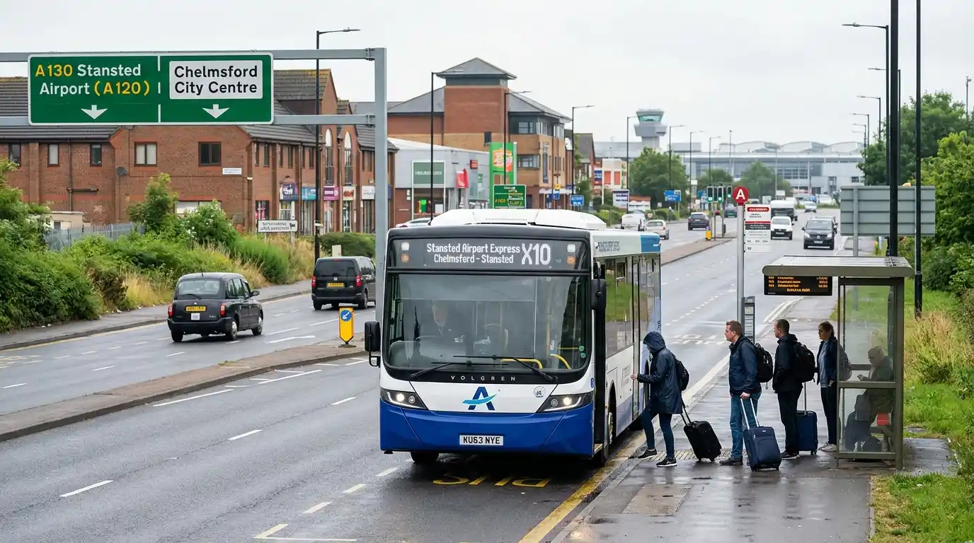 Chelmsford to Stansted Airport Bus: Timetable, Fares & Journey Guide 2026