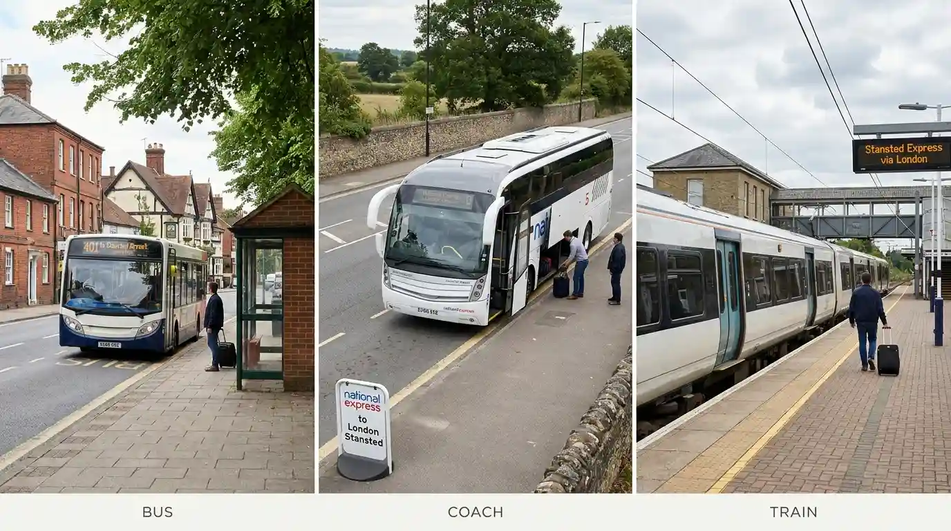 Tring to Stansted Airport: Train, Bus & Taxi 2026
