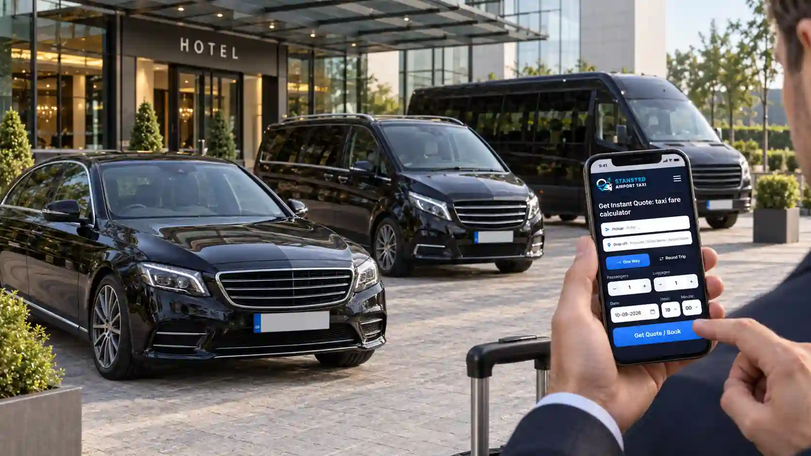 Saloon, Estate, MPV and Executive vehicles for long distance taxi journeys