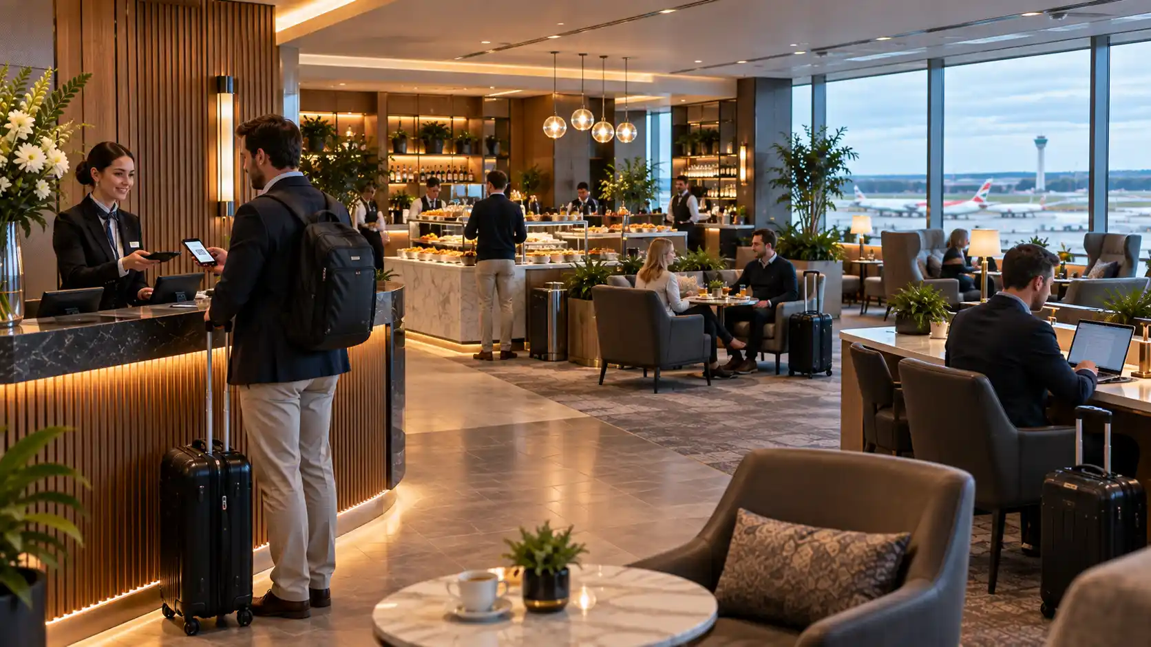 Aspire Lounge at Gatwick North Terminal