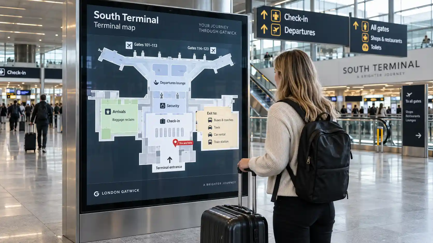 Short Stay car park at Gatwick South Terminal