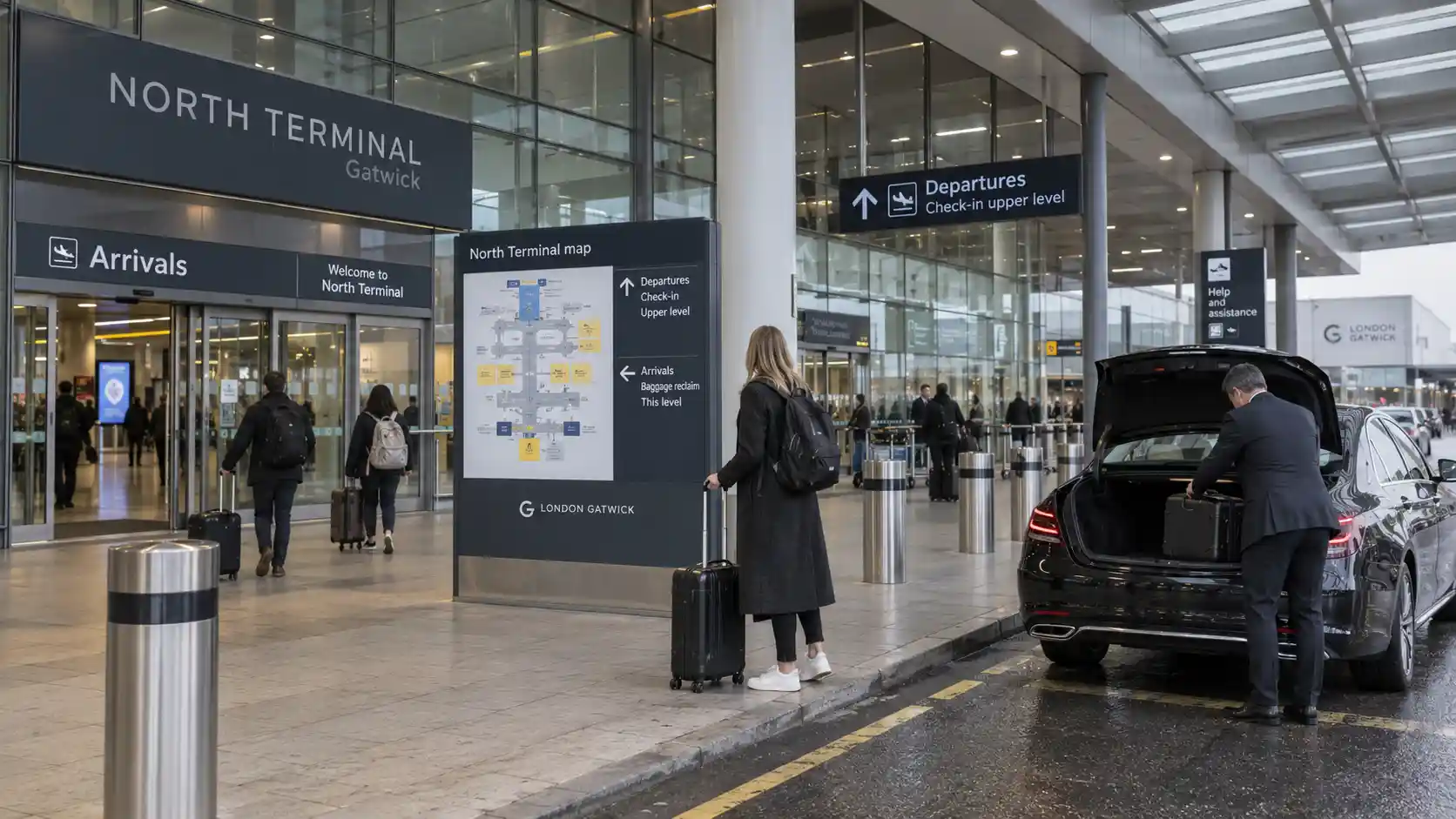 Gatwick North Terminal Map: Find Gates, Arrivals & Departures