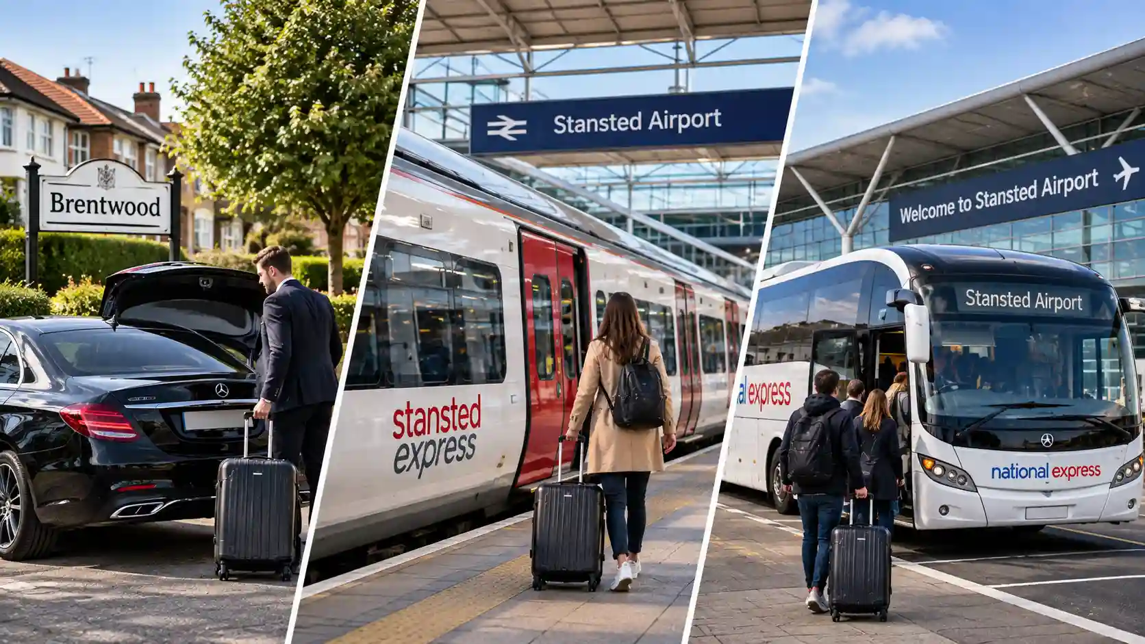 Brentwood to Stansted Airport | Taxi, Train & Transport Guide
