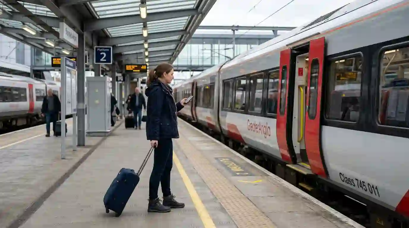 Stansted Express and Elizabeth line trains for the Heathrow connection
