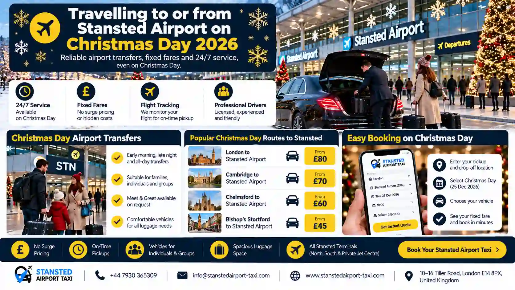 How Much Is a Taxi on Christmas Day? UK & London Fare Guide