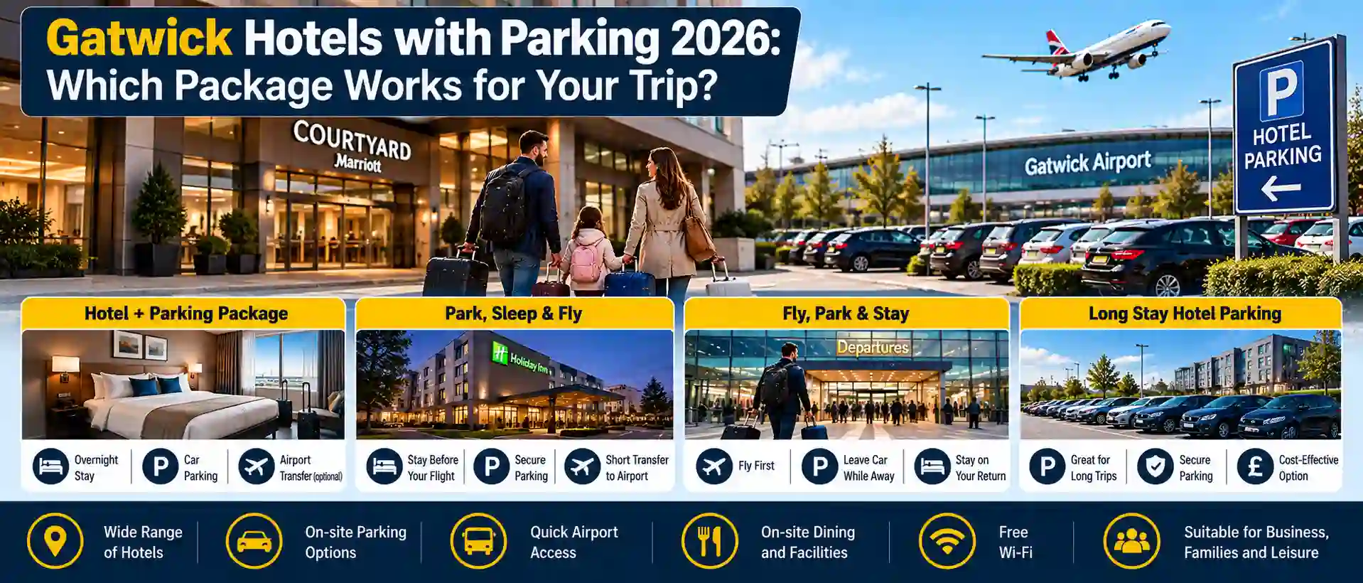 Gatwick Hotels with Parking 2026: Which Package Works for Your Trip?