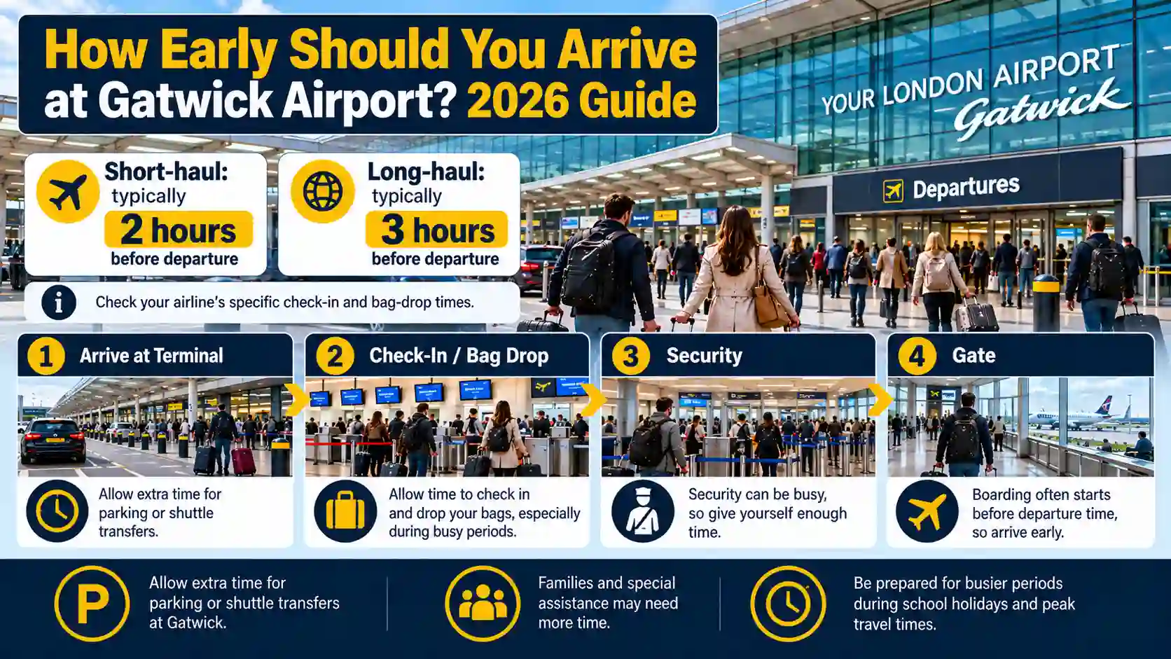 How Early Should You Arrive at Gatwick Airport? 2026 Guide