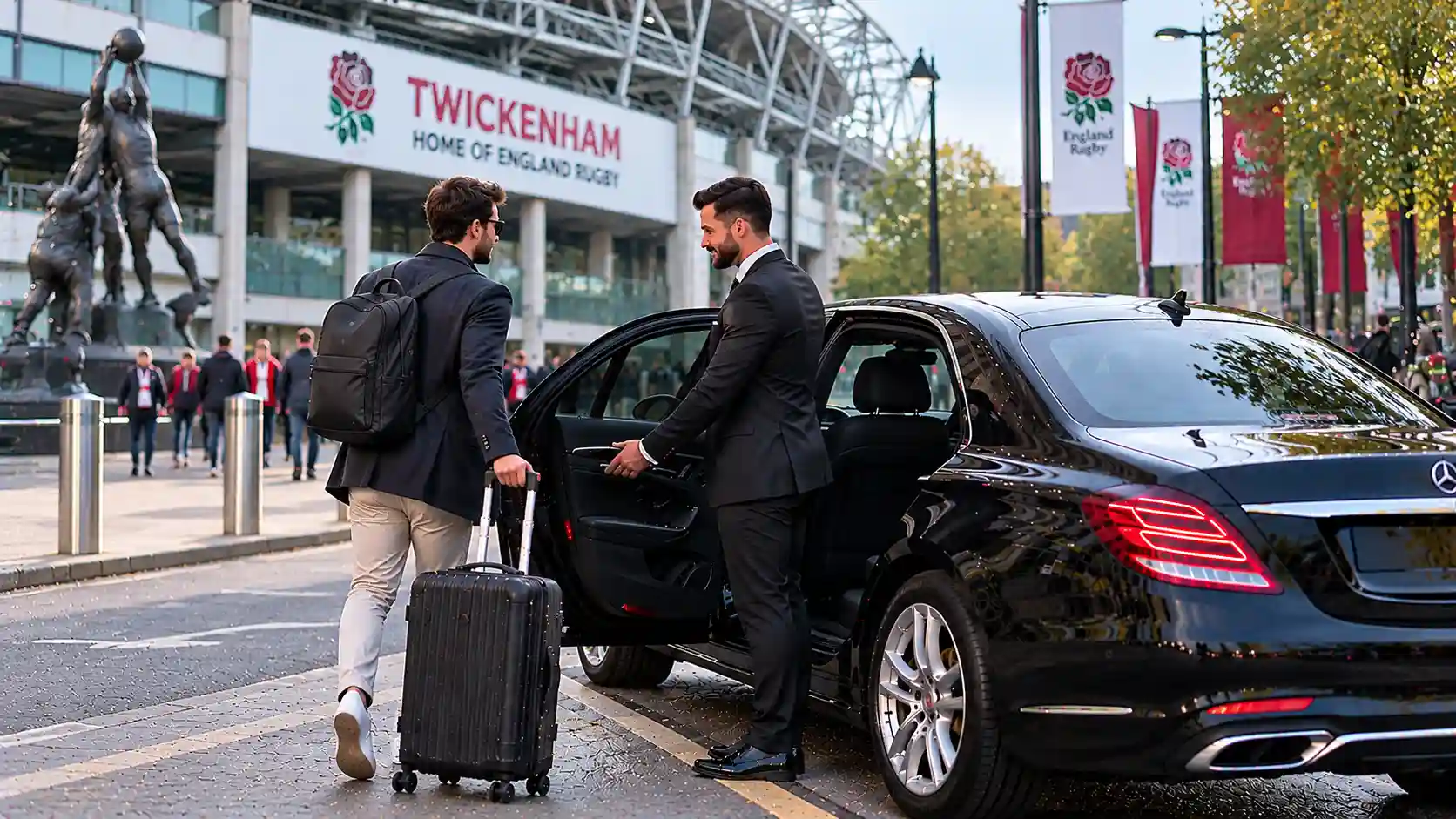 Stansted Airport Taxi saloon, MPV and minibus for Twickenham to Stansted Airport transfers