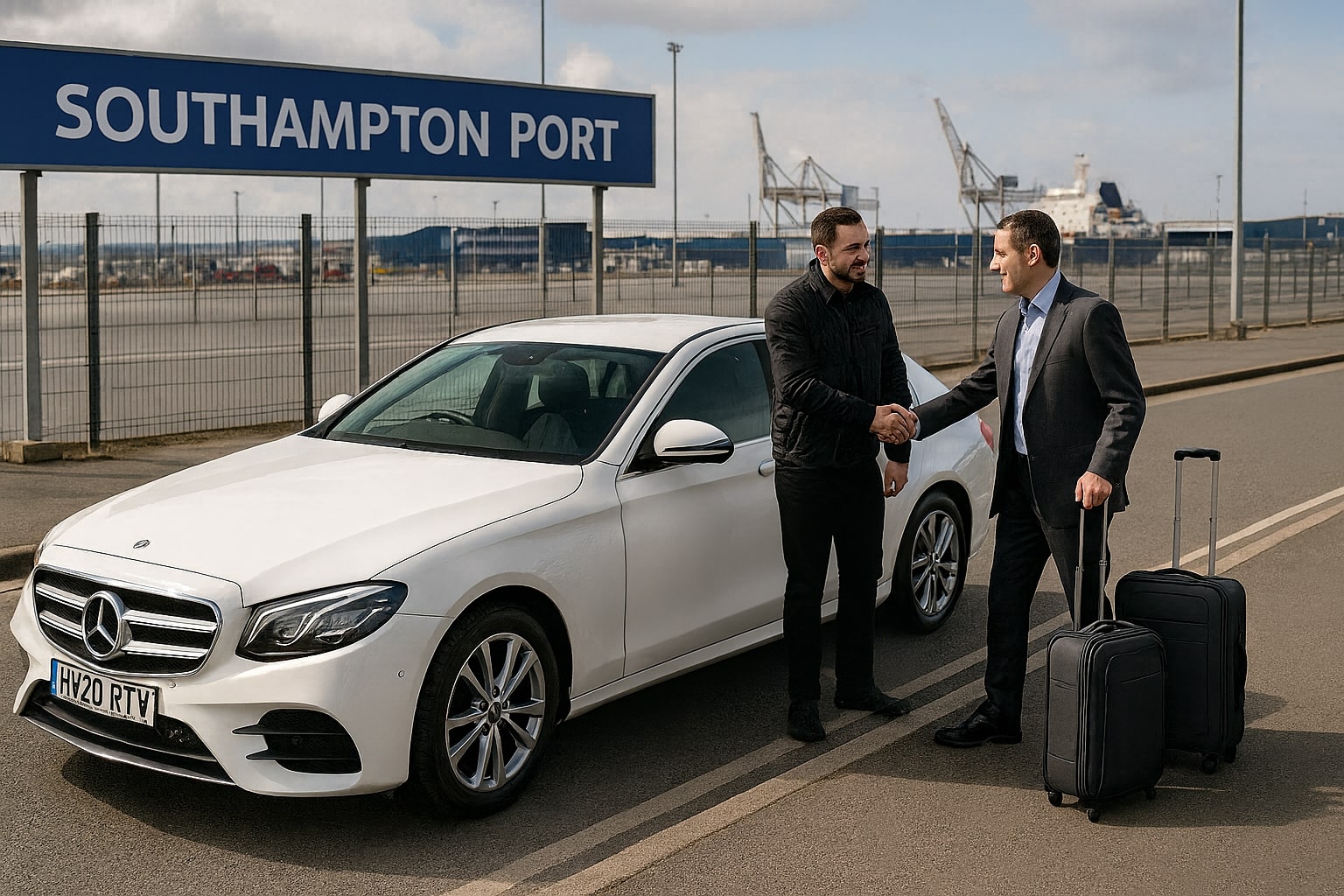 Colchester to Southampton Port Taxi | Cheap Minicab £224