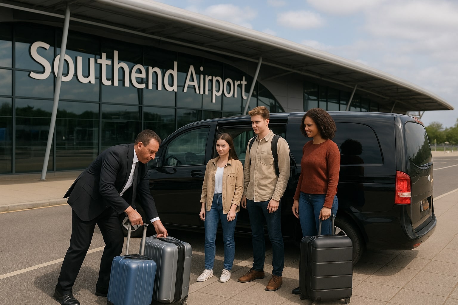 Taxi South Ockendon to Southend Airport | Sky Bridge Cars
