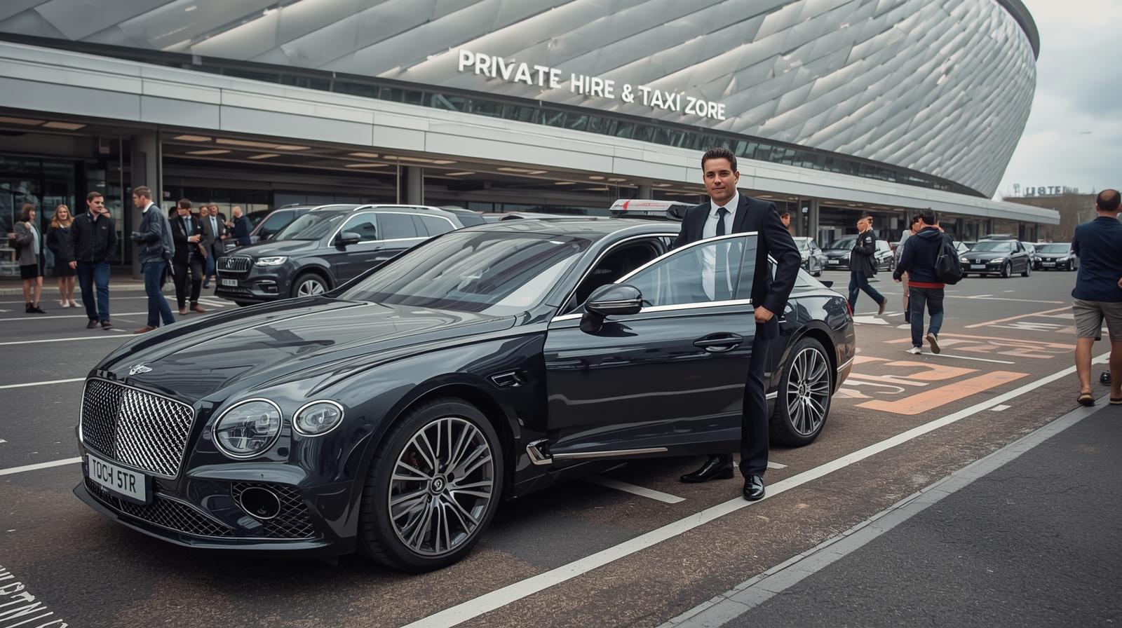 Professional driver is at Private Hire & Taxi Zone for Lady Gaga: The MAYHEM Ball