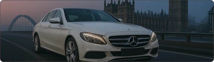 Areas We Serve London with car