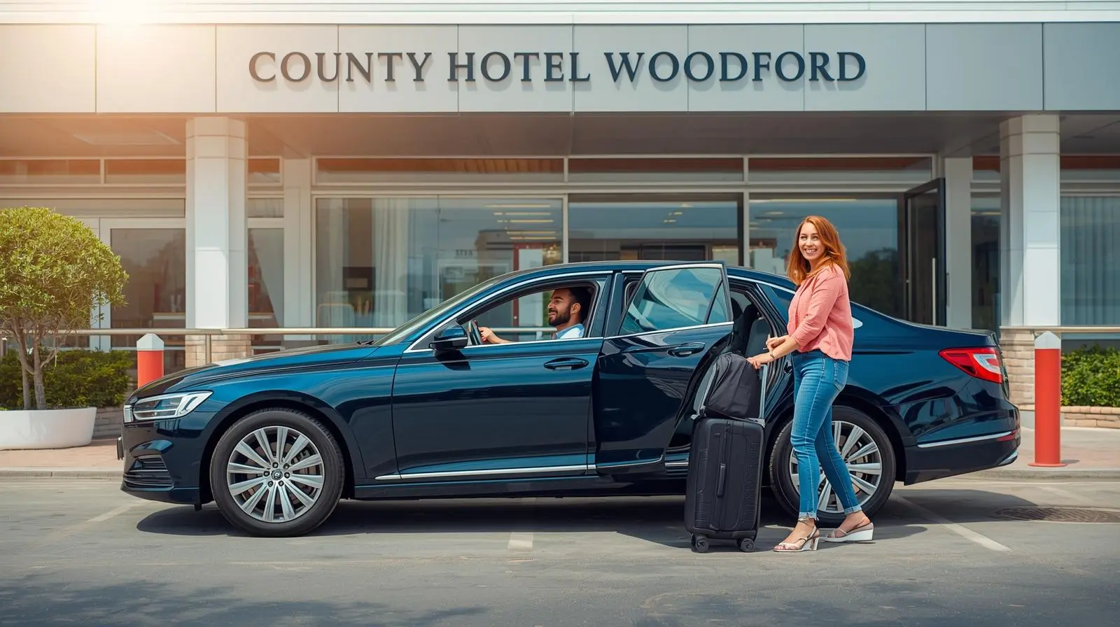 County Hotel Woodford to Stansted Airport Taxi 