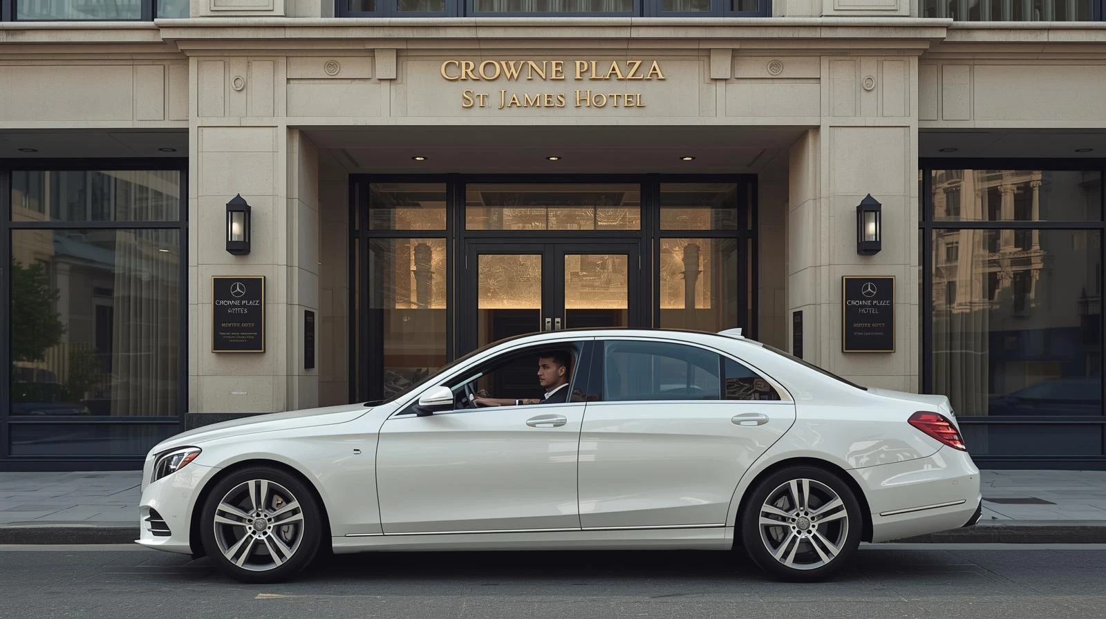 Crowne Plaza St James Hotel to Stansted Airport Taxi