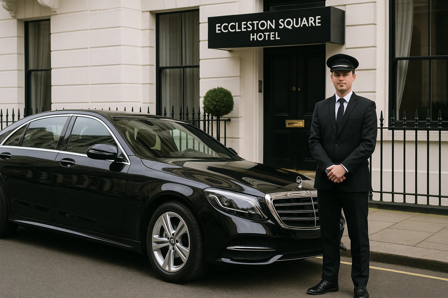 Journey from Eccleston Square Hotel to Stansted Airport 