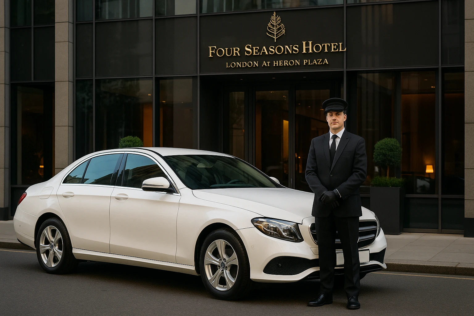 Four Seasons Hotel London at Heron Plaza to Stansted 
