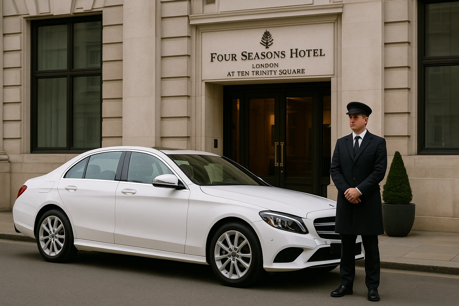 Four Seasons Hotel London at Trinity Square to Stansted 