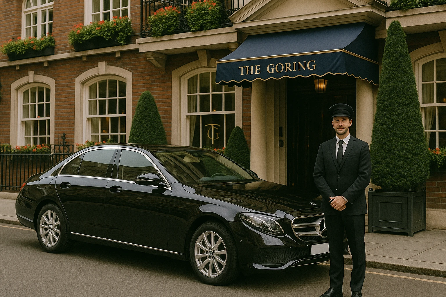 Smooth Journey from Goring Hotel to Stansted Airport 