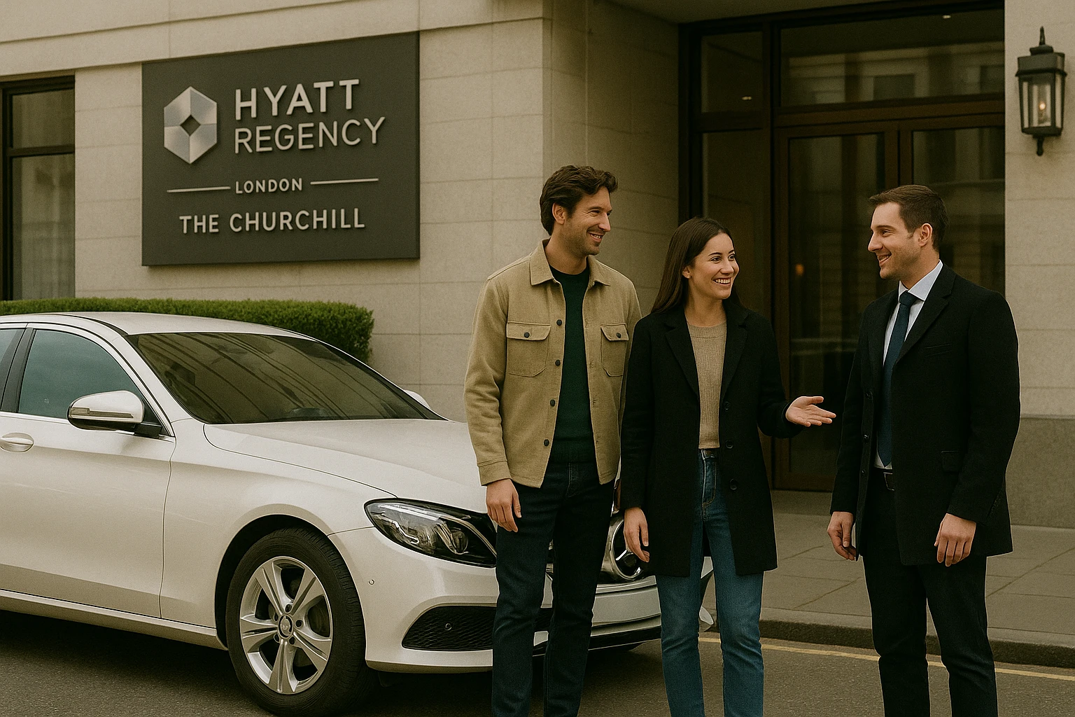 Journey from Hyatt Regency London Churchill to Stansted 