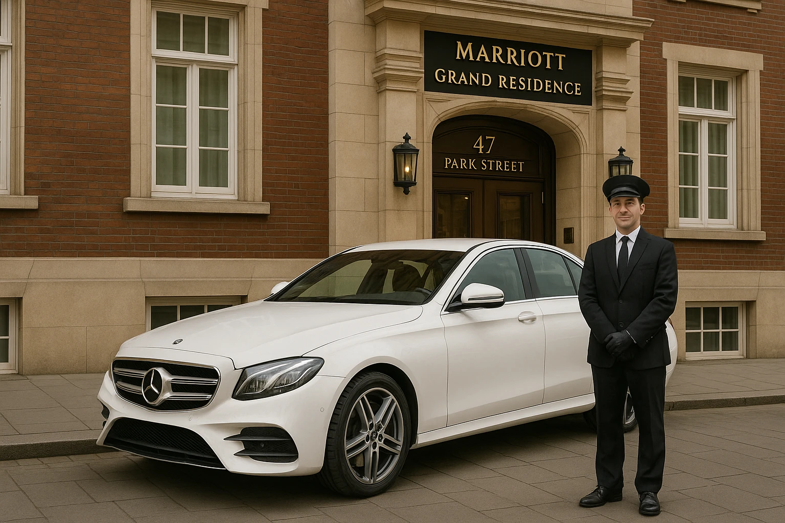 Taxi from Marriott 47 Park Street to Stansted Airport